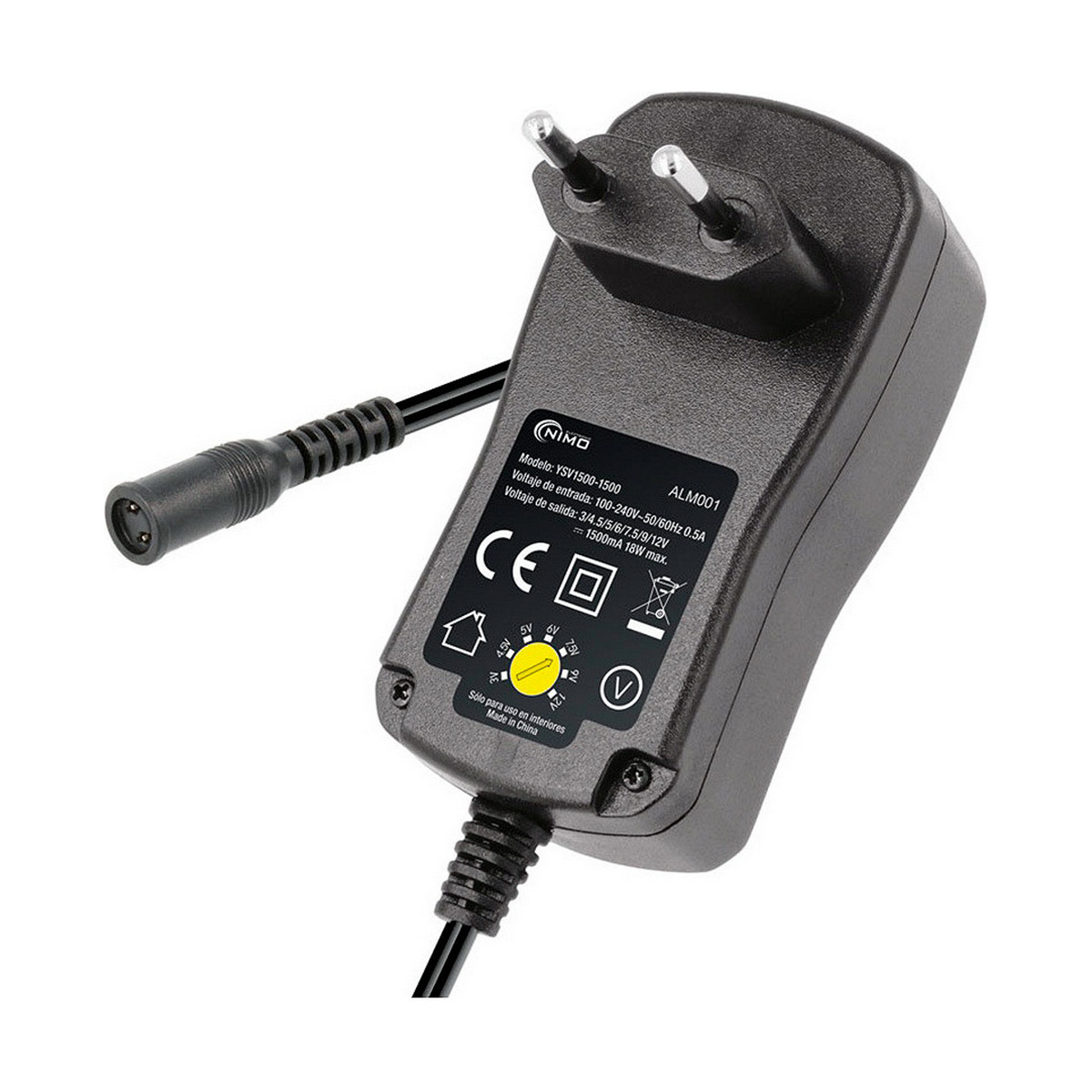 Current Adaptor NIMO 3-12 V 18 W Current Adaptor NIMO 3-12 V 18 W