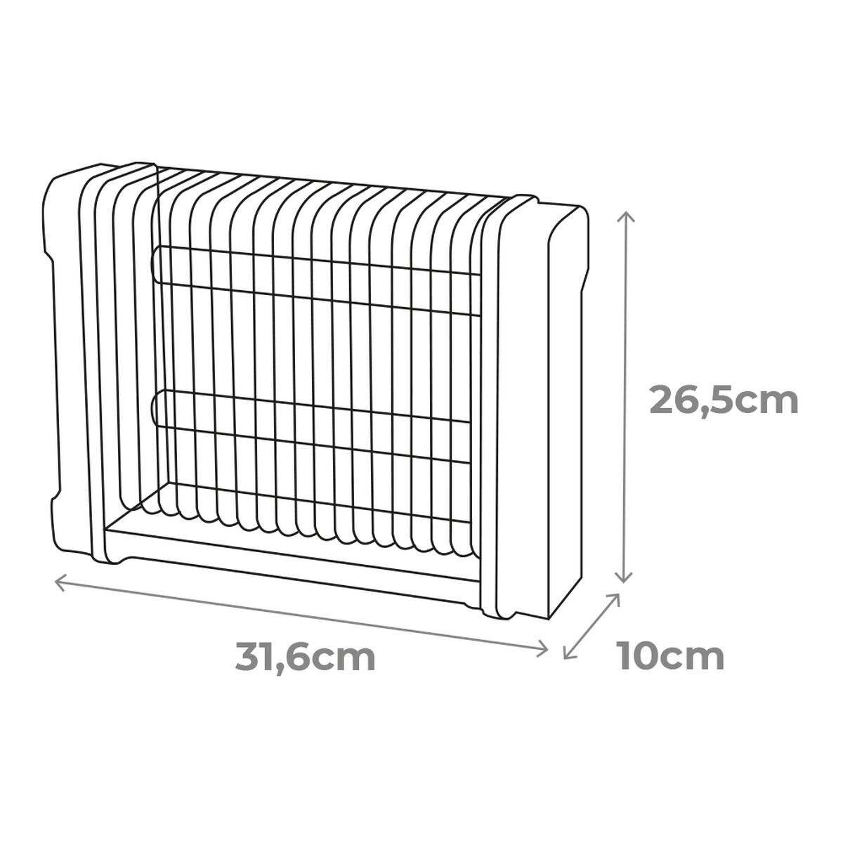 Electric Mosquito Repellent EDM 06520 Black 6 W RMS x 2 12 W 31,6 x 10 x 26,3 cm