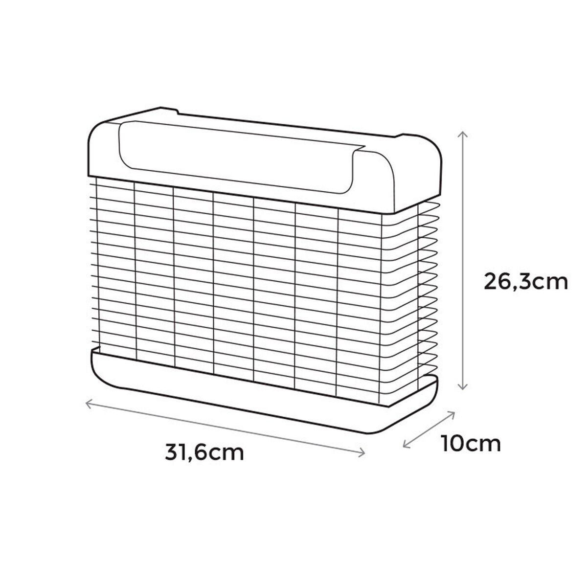 Electric insect killer EDM 06524 Black 2100 W 10 W 31,6 x 10 x 26,3 cm Professional
