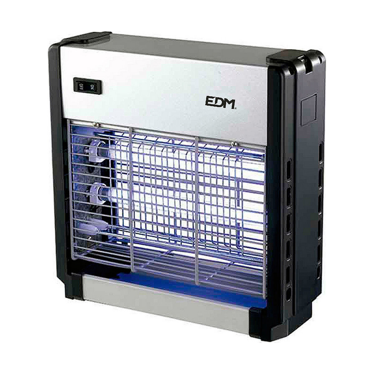 Electric insect killer EDM 06011 Black Silver 12 W 25,5 x 9 x 26 cm Professional
