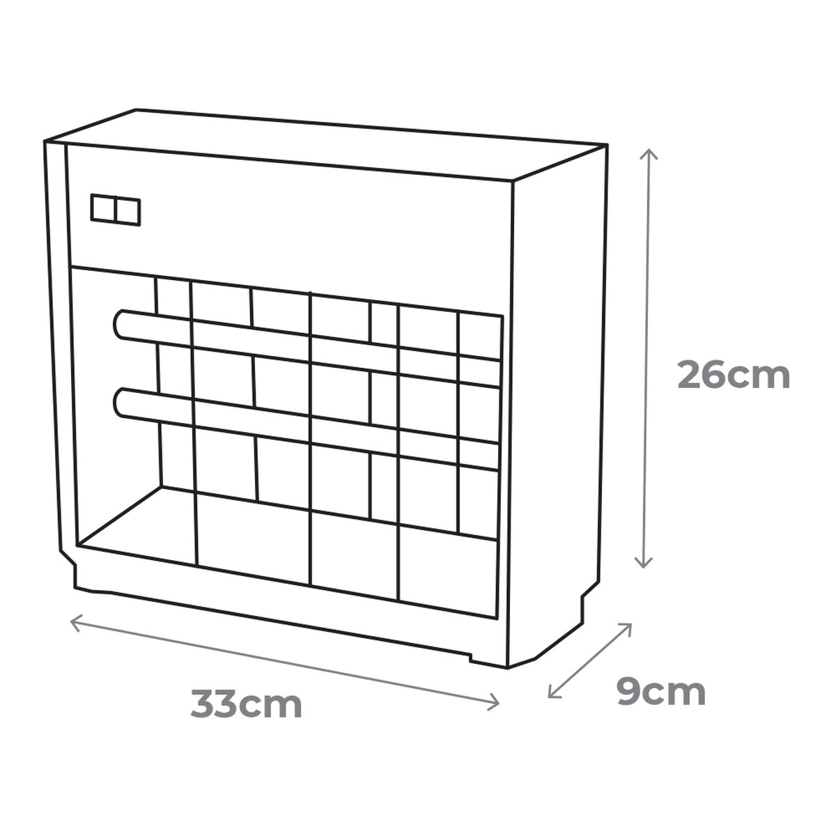 Electric Mosquito Repellent EDM Silver (33 x 9 x 26 cm)