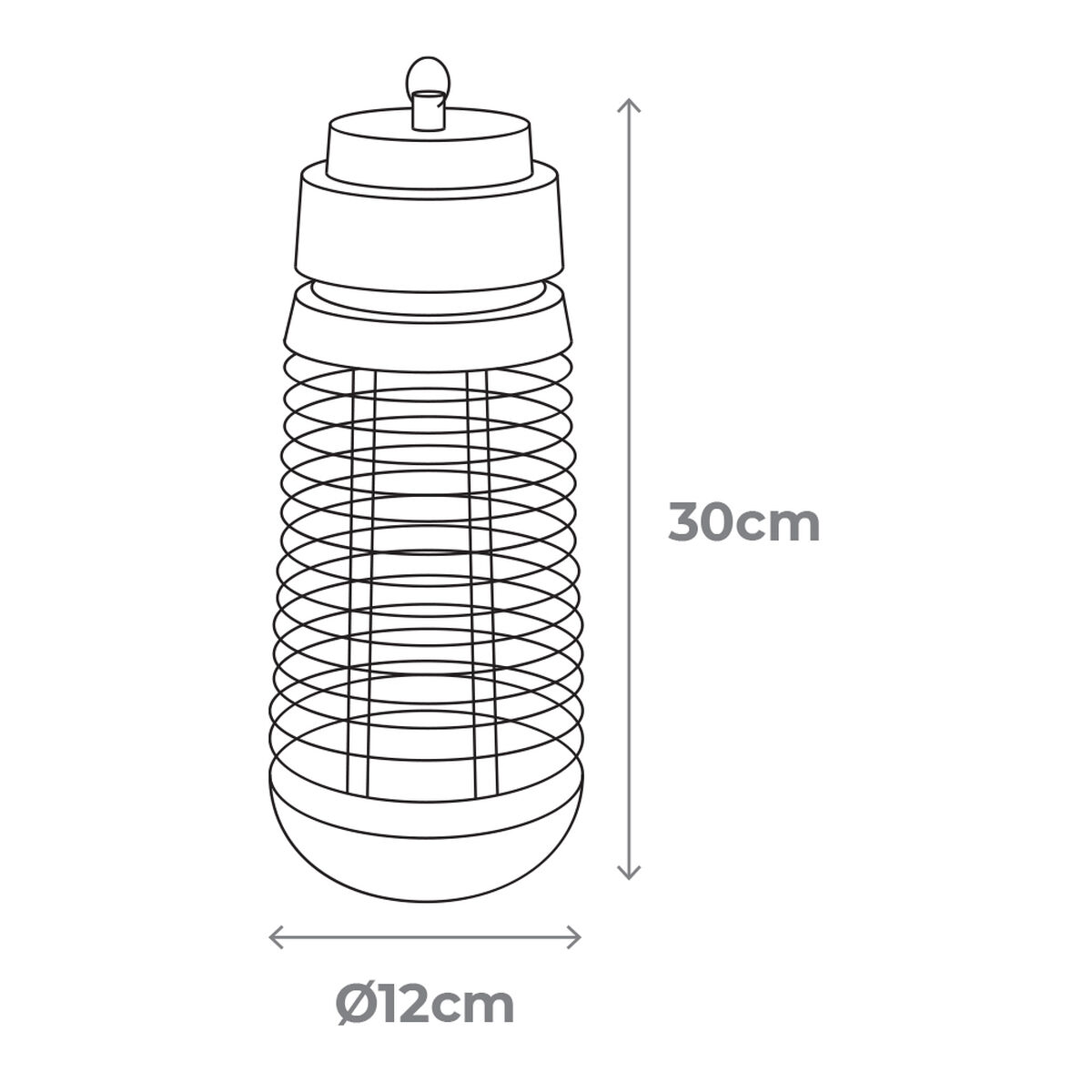 Electric insect killer EDM 06018 Black 50 m2