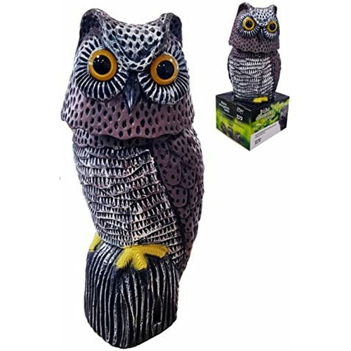 Repeller EDM 06075 polypropylene Ø 19 x 40 cm Birds Owl Repeller EDM 06075 polypropylene Ø 19 x 40 cm Birds Owl