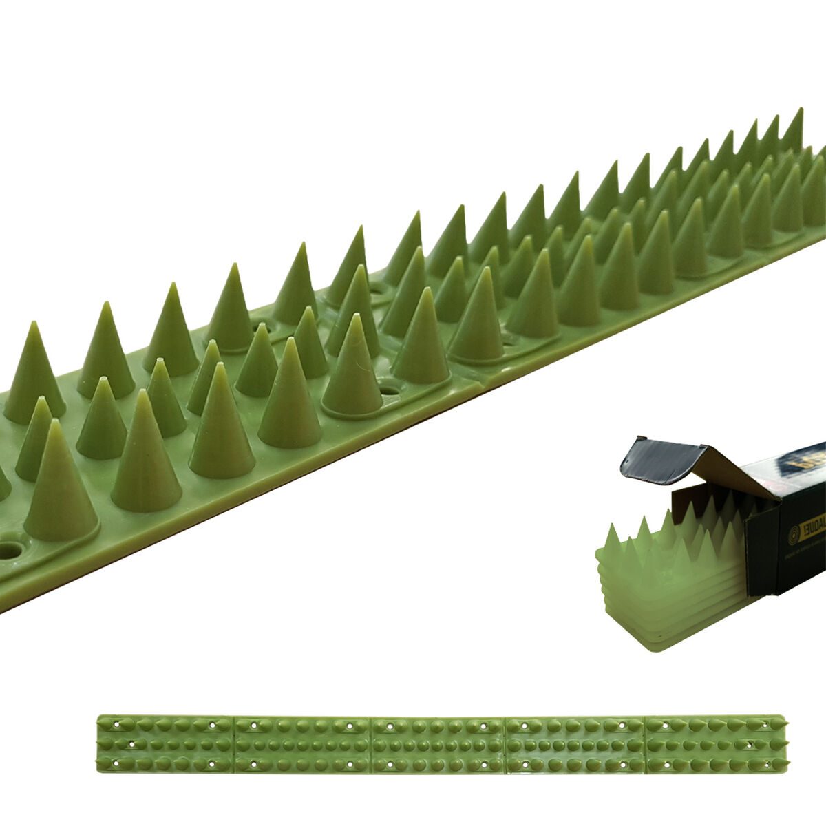 Safety barrier Cats 50 cm Green 6 Pieces Safety barrier Cats 50 cm Green 6 Pieces