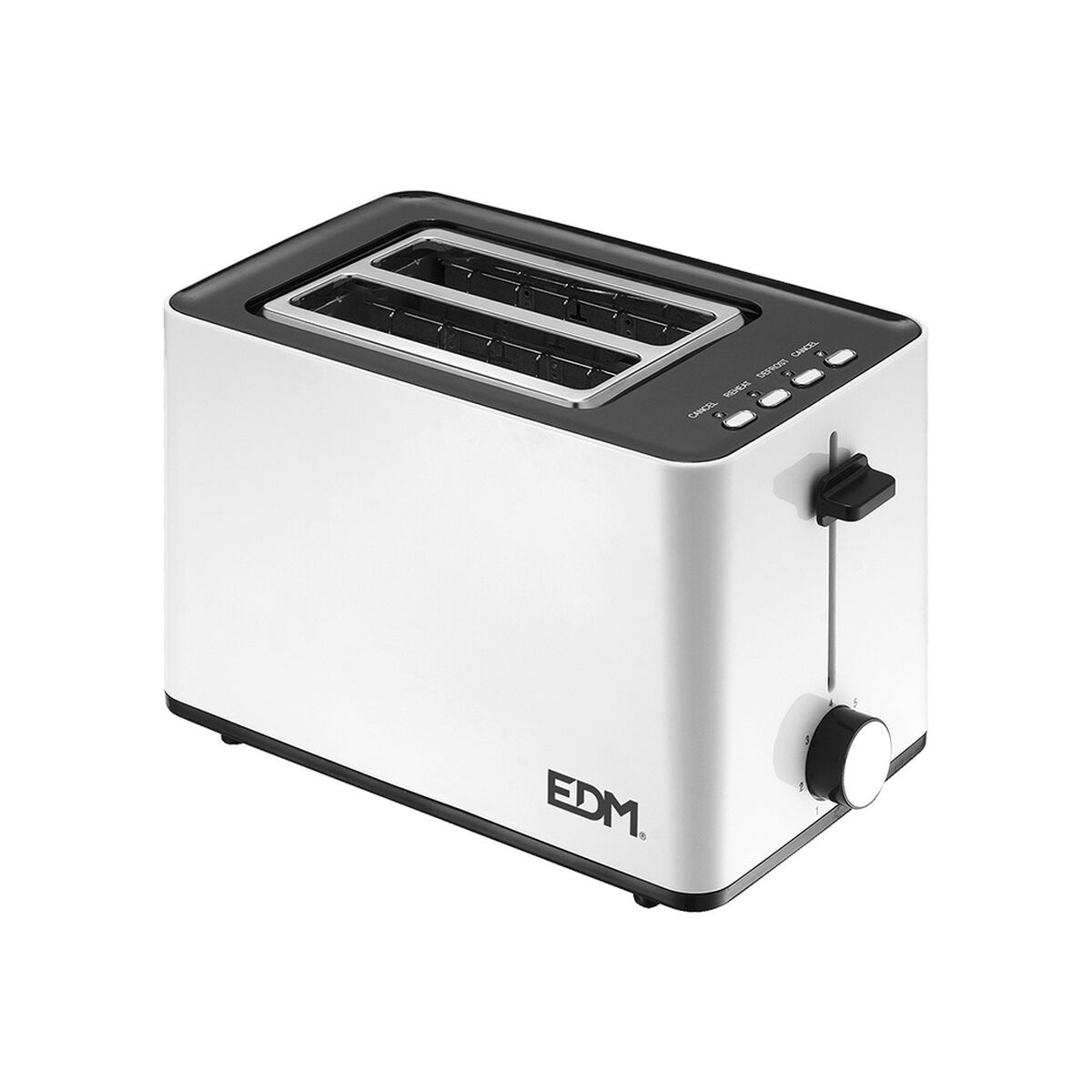 Toaster EDM 07638 White Design 850 W Toaster EDM 07638 White Design 850 W
