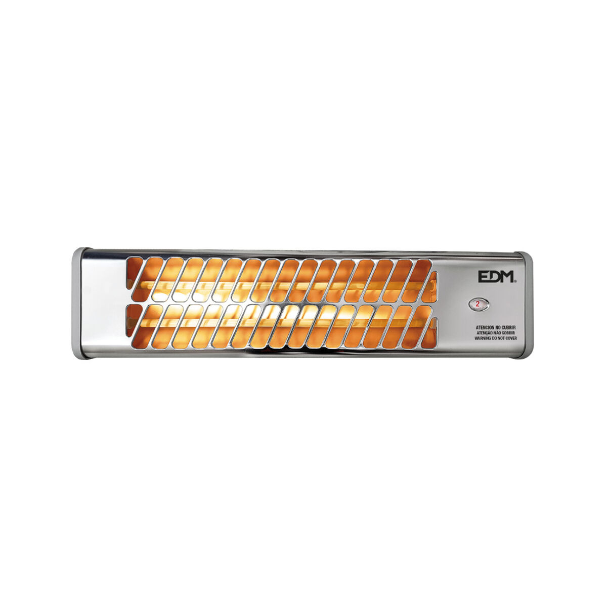 Quartz Heater EDM 07108 07108 White 800 W Baths