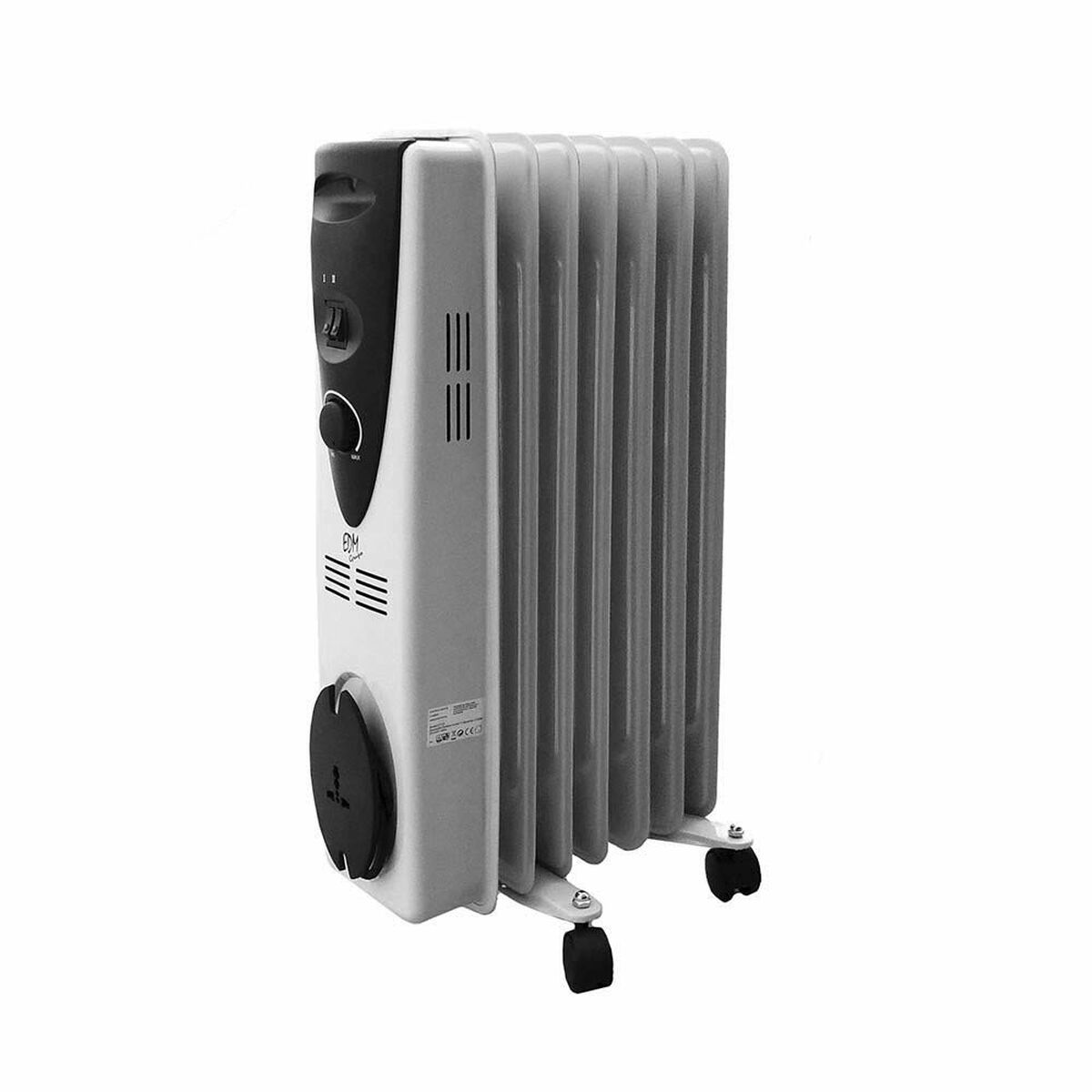 Oil-filled Radiator (7 chamber) EDM 07121 White 1500 W Oil-filled Radiator (7 chamber) EDM 07121 White 1500 W