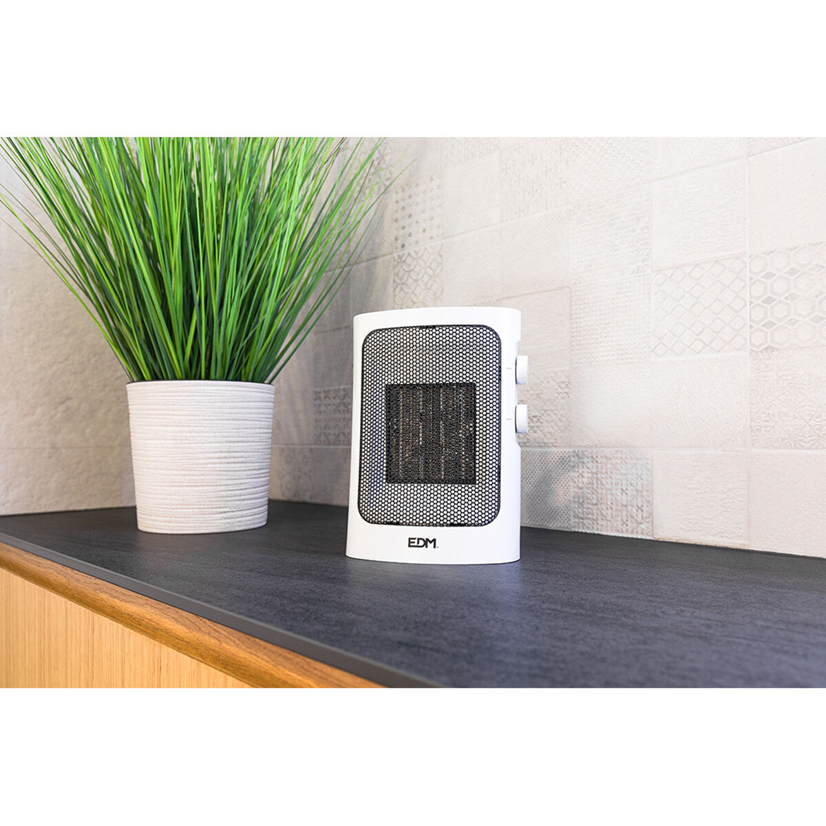 Vertical Heater EDM 07185 White Grey 1000 – 1500 W