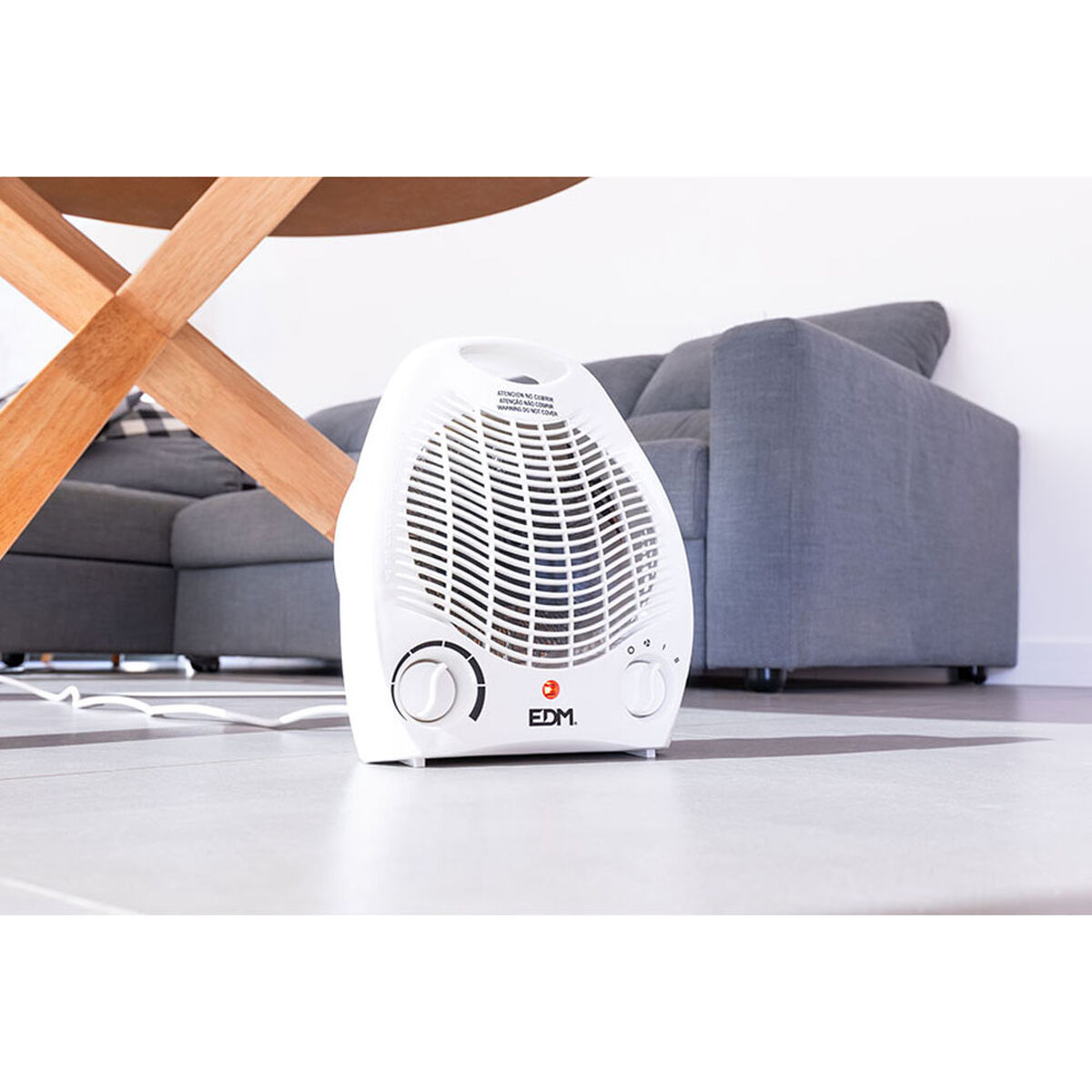 Vertical Heater EDM 07204 White 1000-2000 W 1000 – 2000 W