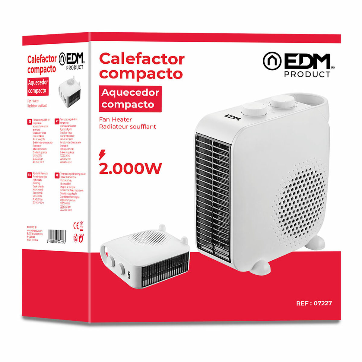 Heater EDM 07227 White 1000 – 2000 W
