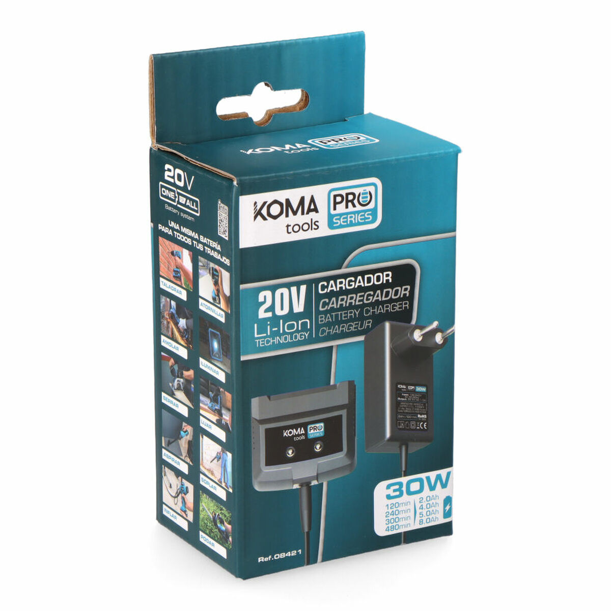 Rechargeable lithium battery Koma Tools
