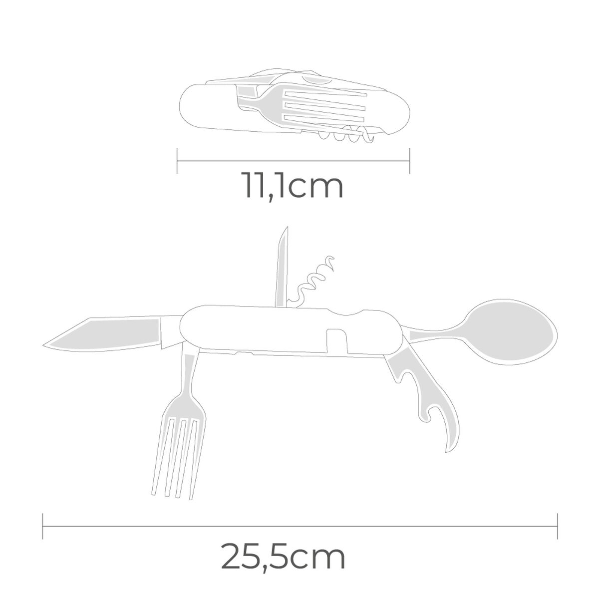 Multi-purpose knife EDM 08555 Aconcagua