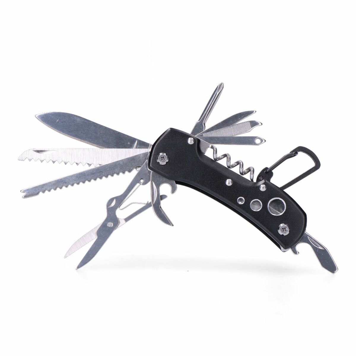 Multi-purpose knife EDM 08556 Kilimanjaro Black Snap hook
