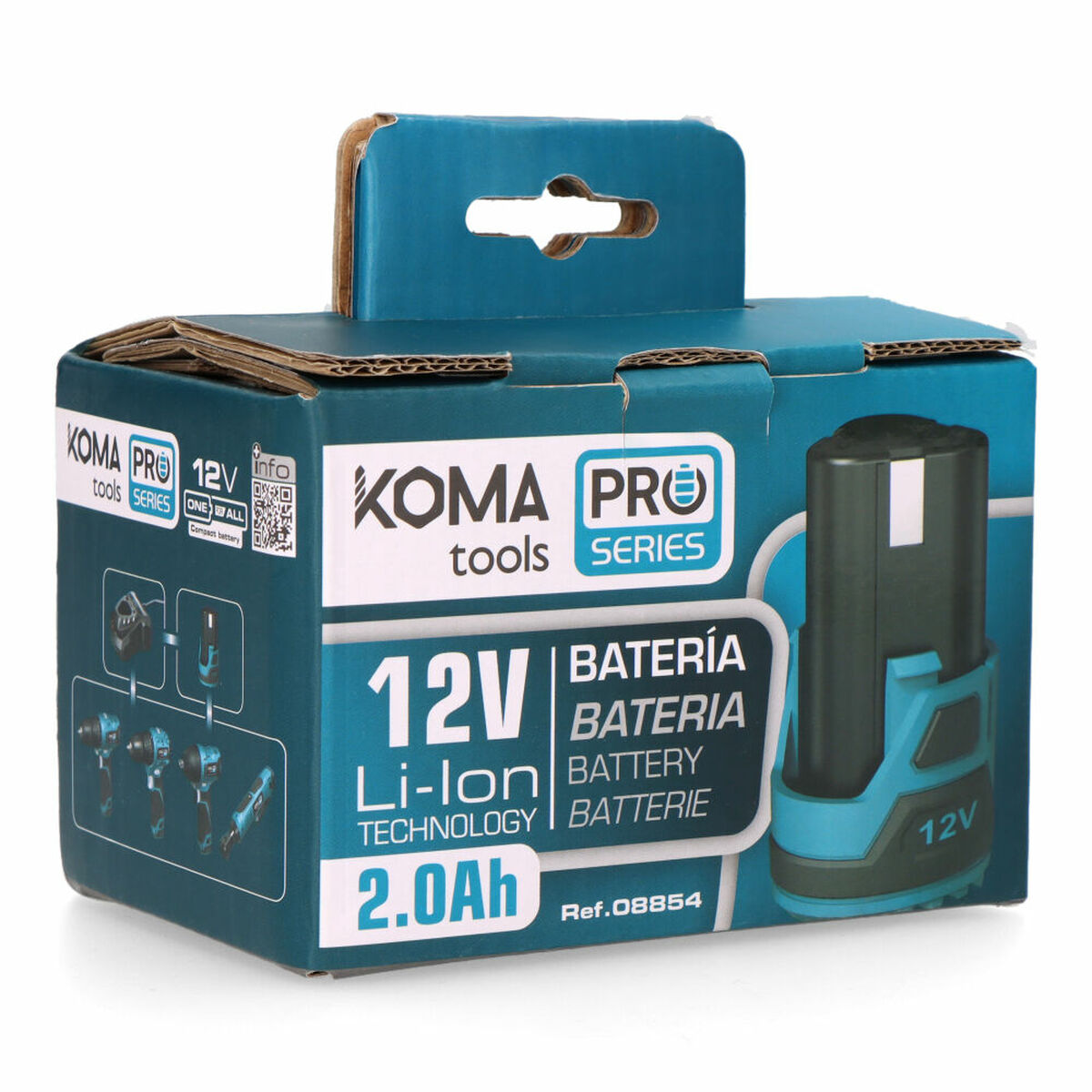 Rechargeable lithium battery Koma Tools 12 V 2 Ah
