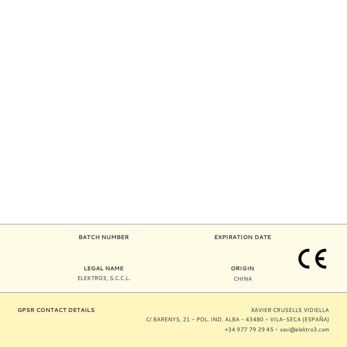 Cable EDM 11887 White 2 x 2,5 mm 5 m