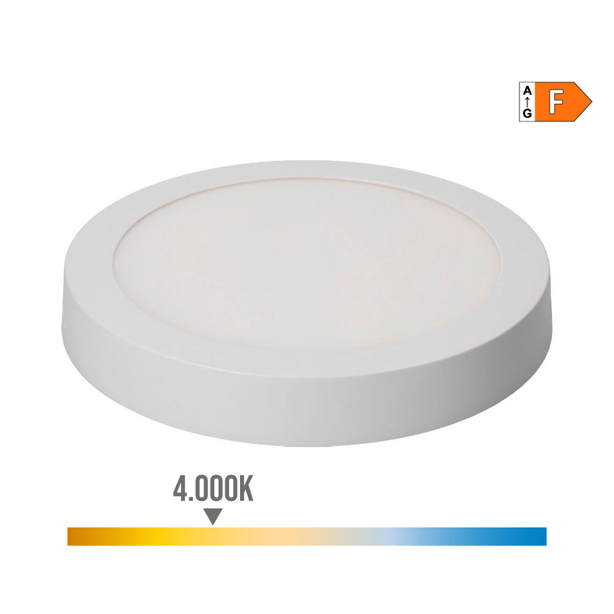 Ceiling Light EDM 31590 White Aluminium Plastic 20 W Ø 22,5 x 4 cm (4000 K)
