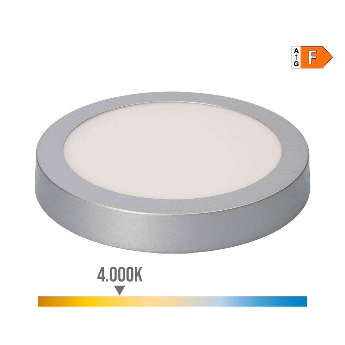 Ceiling Light EDM 31592 Aluminium Plastic 20 W Ã 22,5 x 4 cm (4000 K)
