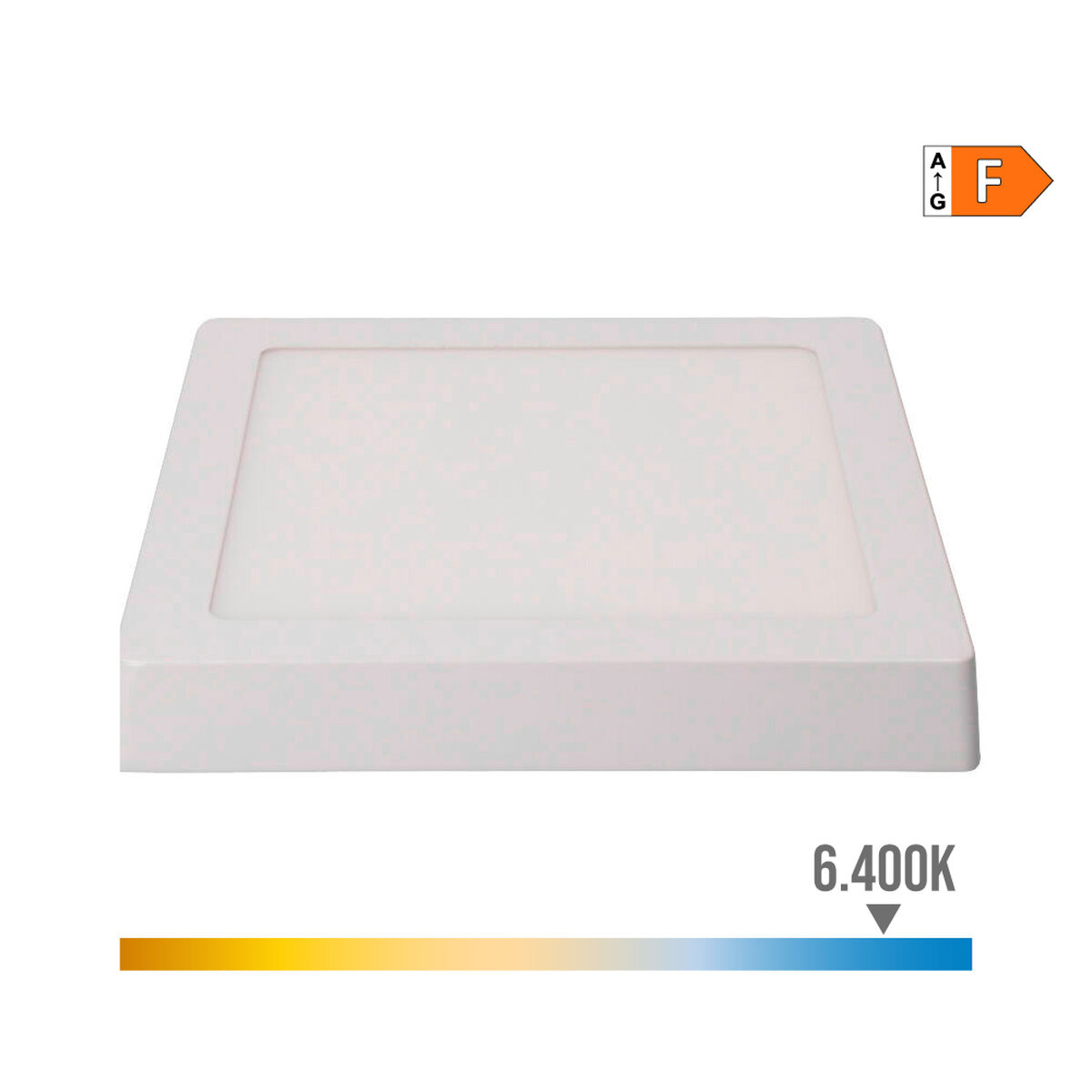 Ceiling Light EDM 31595 White Aluminium Plastic 20 W 22,5 x 22,5 x 4 cm (6400 K)