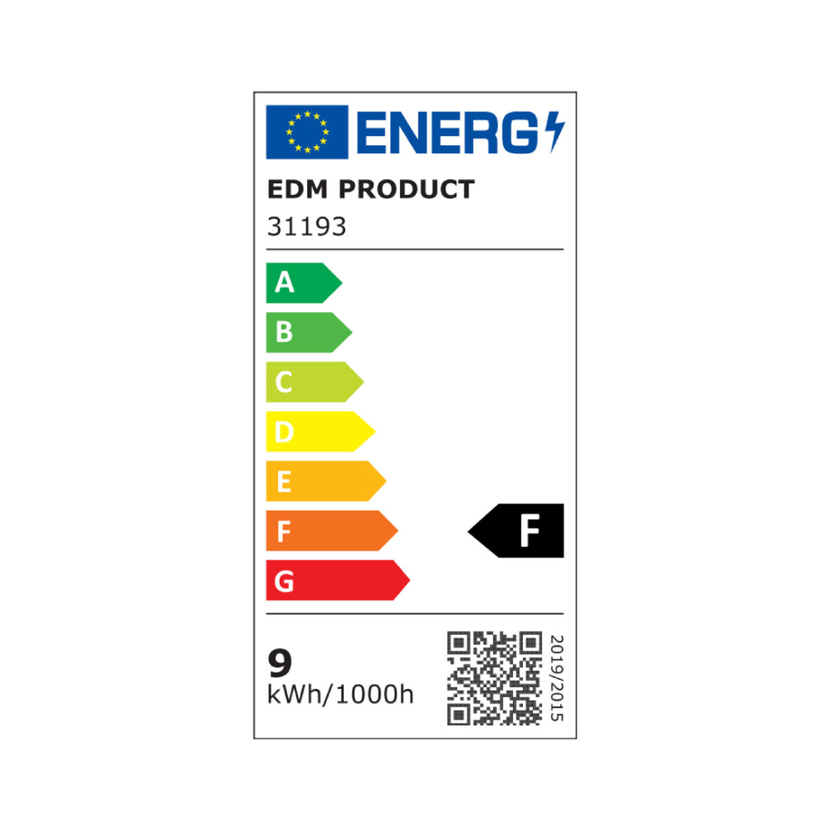 LED Tube EDM 31193 F 18 W 9 W G13 T8 850 Lm Ø 2,6 x 60 cm (3000 K) (3200 K)
