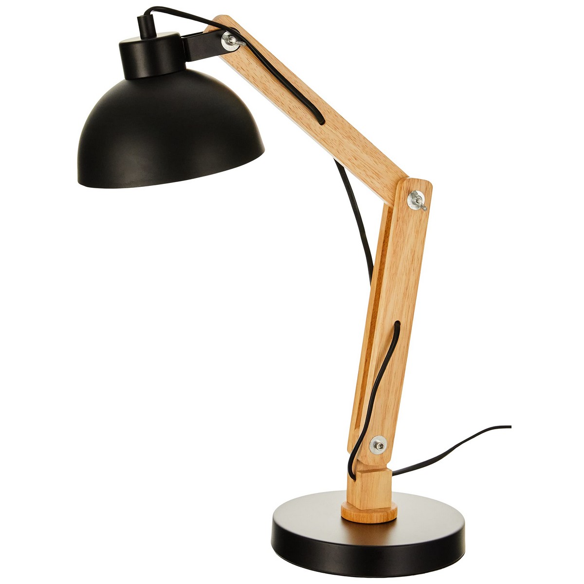 Flexo/Desk lamp EDM 32116 Black Wood Metal 60 W E27 Ã 16 x 52 cm Ã 16 x 53 cm