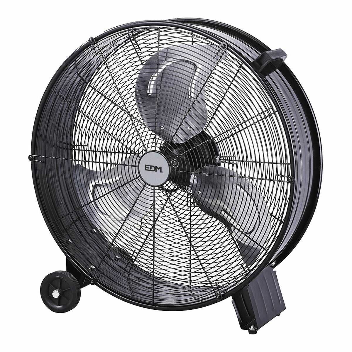 Floor Fan EDM Black 180 W  60 cm industrial