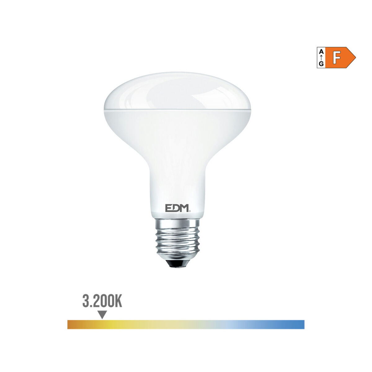 LED lamp EDM 35488 F 12 W 75 W 80 W E27 1055 lm Ã 9 x 12 cm Reflector (3200 K)