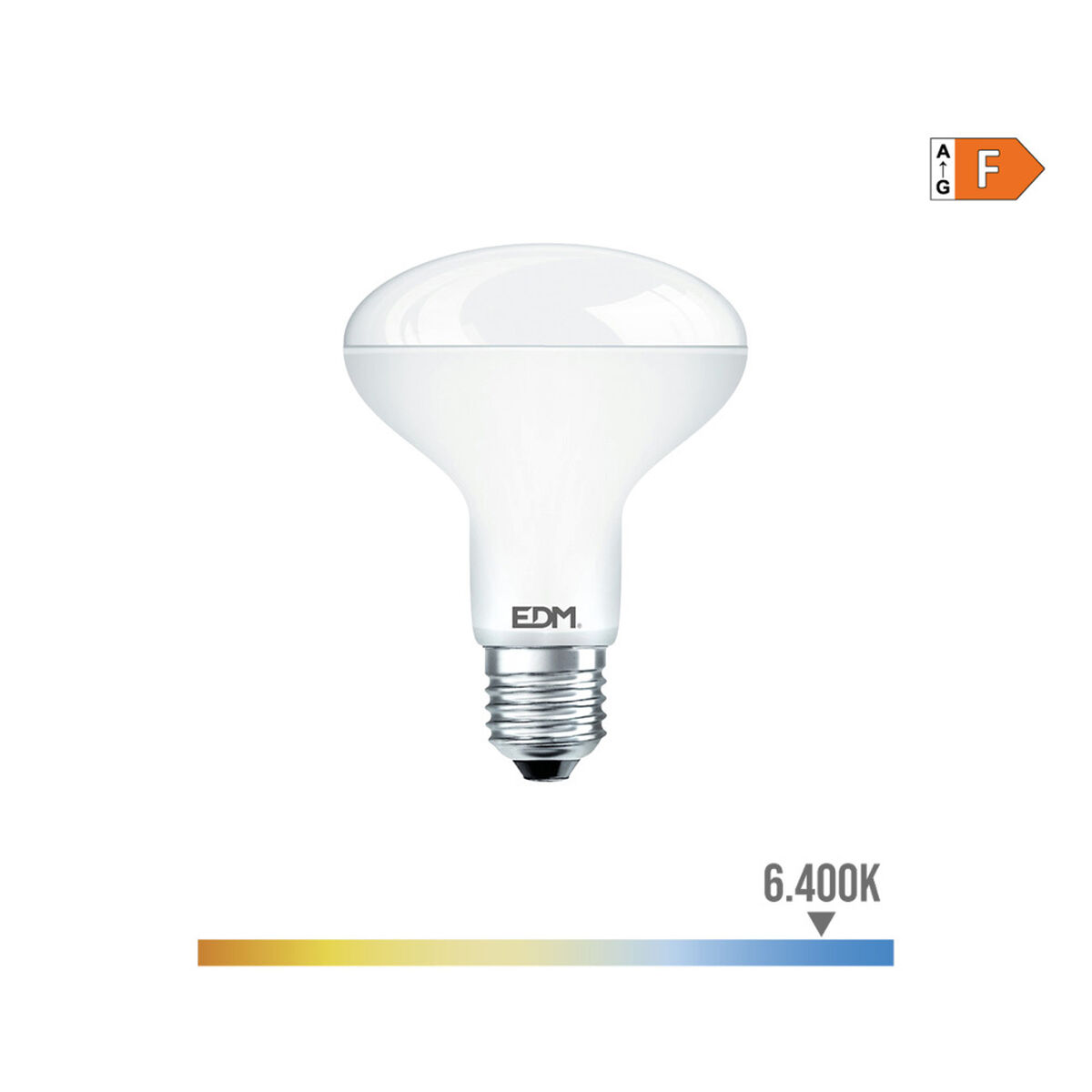LED lamp EDM 35489 F 12 W 75 W 80 W E27 1055 lm Ã 9 x 12 cm Reflector (6400 K)