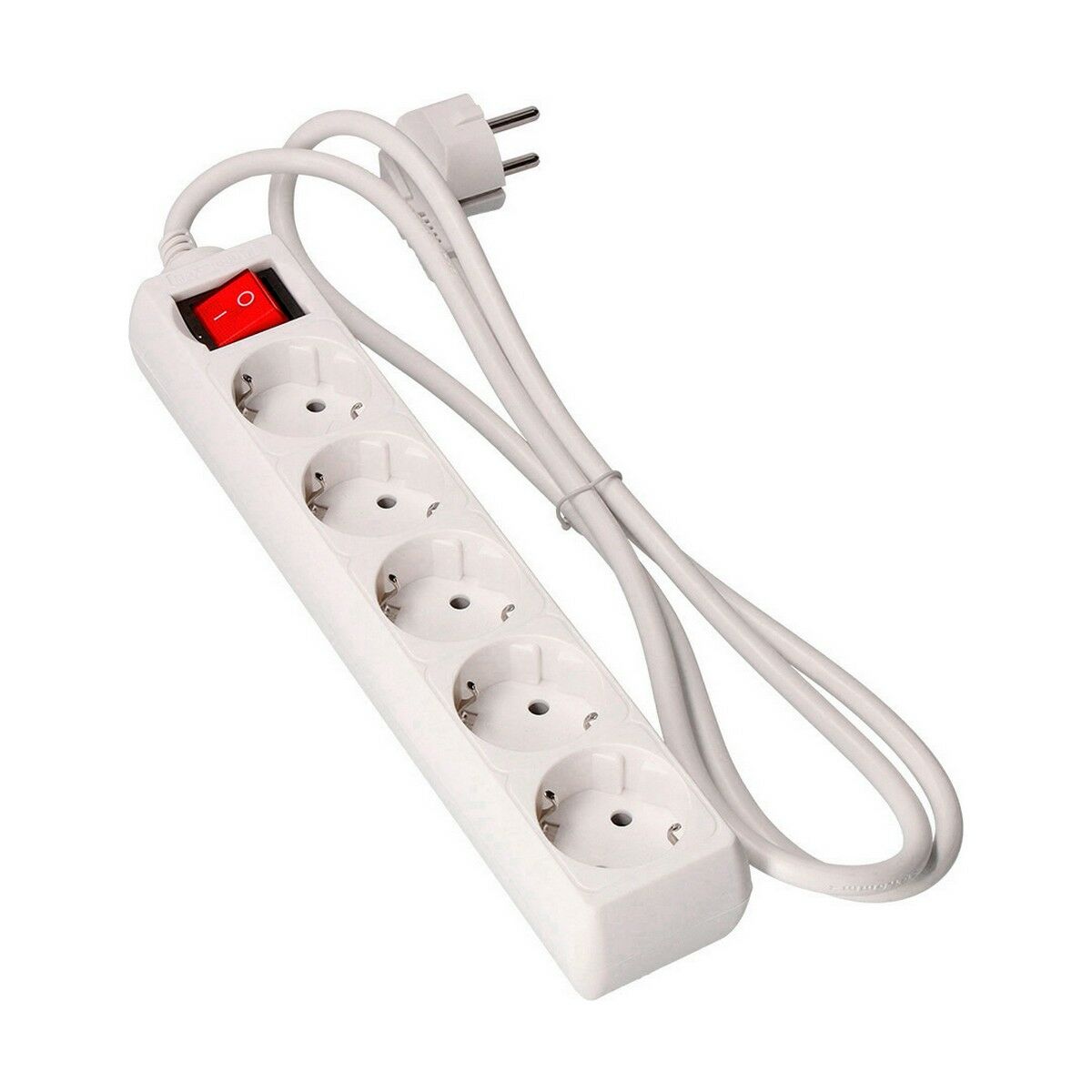 Power Socket – 5 sockets with Switch EDM 41011 Schuko (1,5 m)