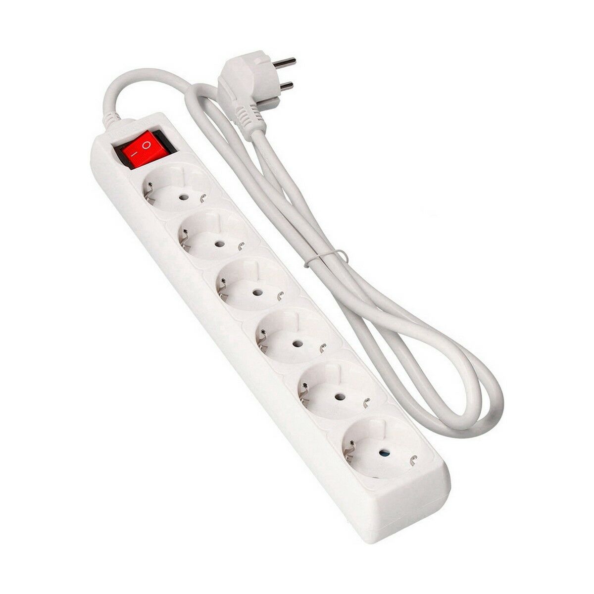 Power Socket – 6 Sockets with Switch EDM 41012 Schuko (1,5 m)