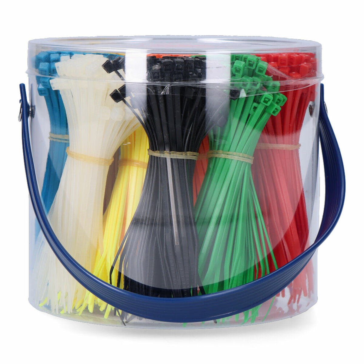 Nylon Cable Ties EDM 48351 Assorted colours 100 x 2 mm 100 x 2,5 mm 1000 Unidades