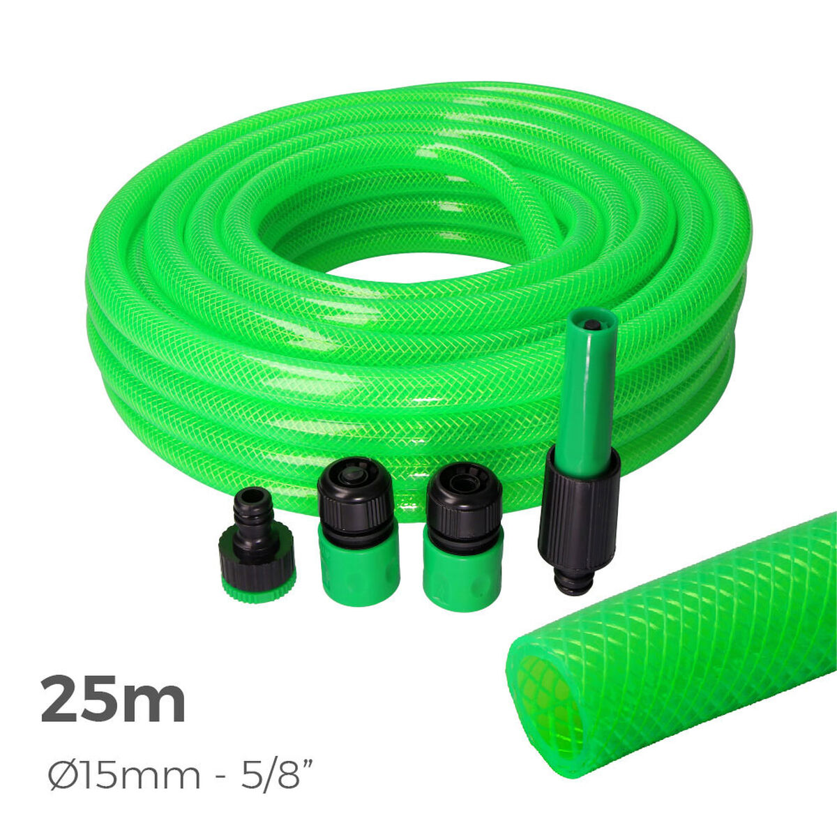Hose EDM 74062 PVC Ã 15 mm (25 m) (5 Units)