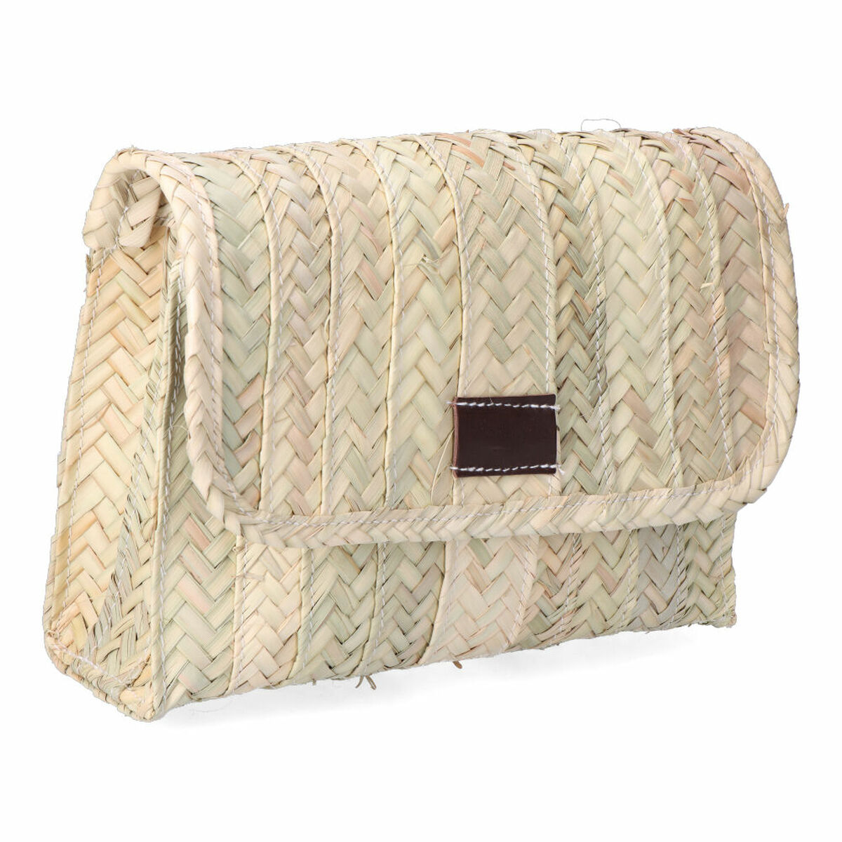 Women’s Handbag EDM Lola 27 x 20 cm Palm leaf Leather