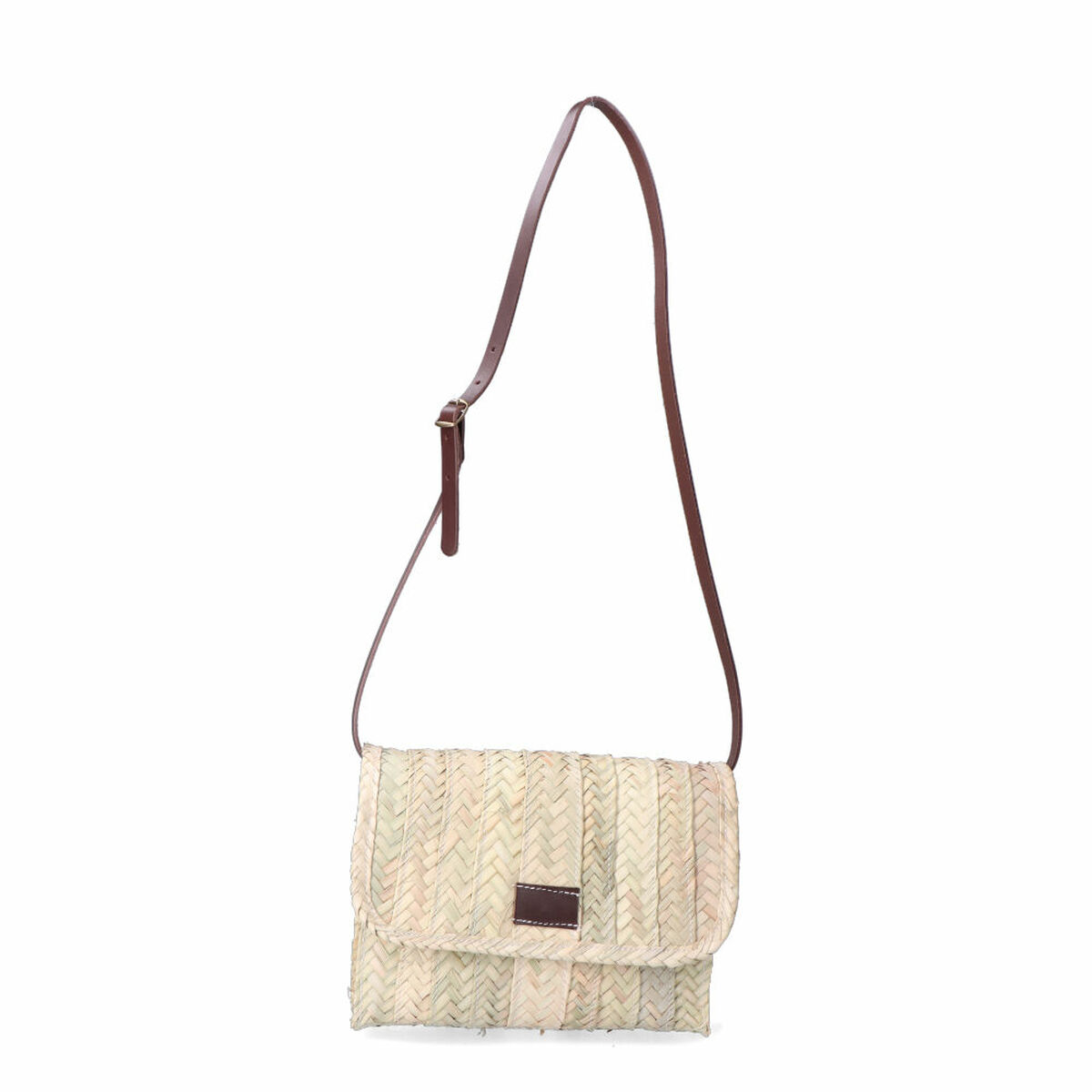 Women’s Handbag EDM Lola 27 x 20 cm Palm leaf Leather