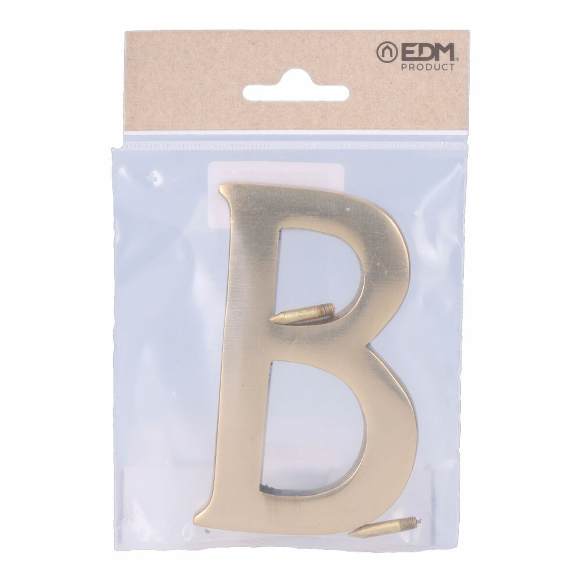 Letter EDM 85622 B 10 cm Multicolour Plastic