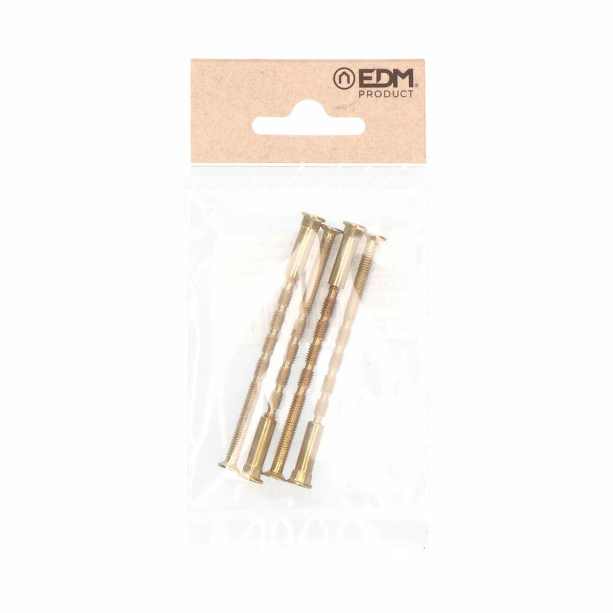 Multi-cut through-bolt EDM 85633 TRN02 Steel M4 x 75 mm (4 Units)