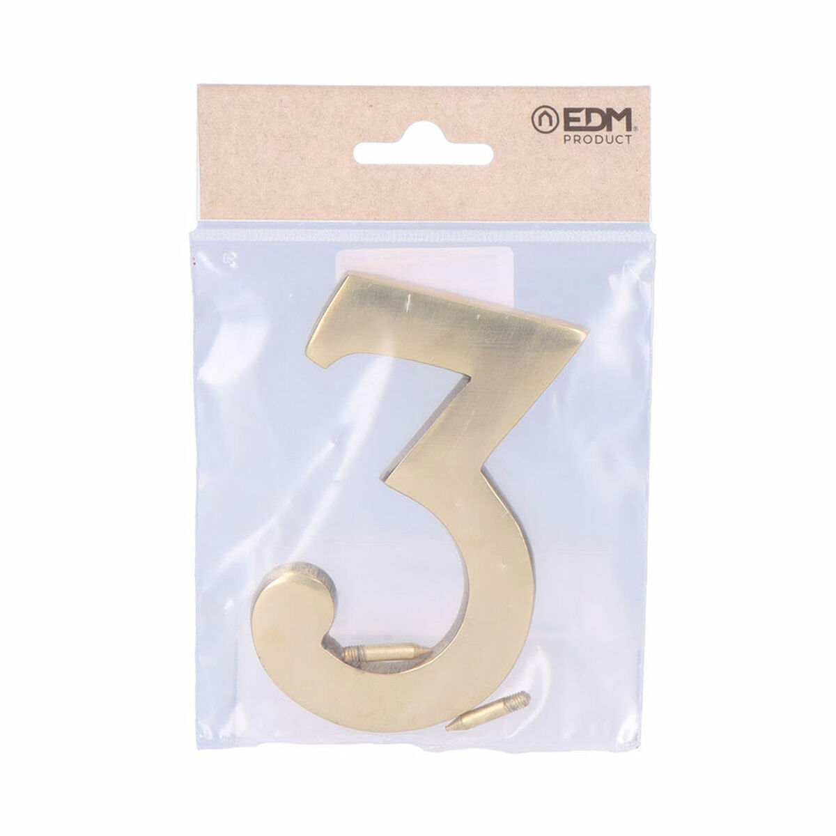 Number EDM 85035  3 Golden Brass