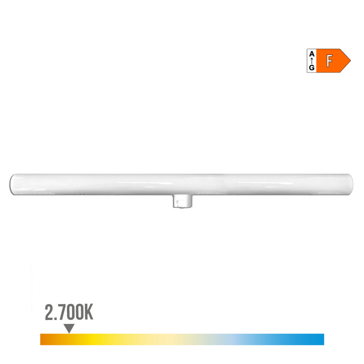 LED Tube EDM 98806 Linestra F 60 W 9 W S14D 700 lm Ã 3 x 50 cm (2700 K)