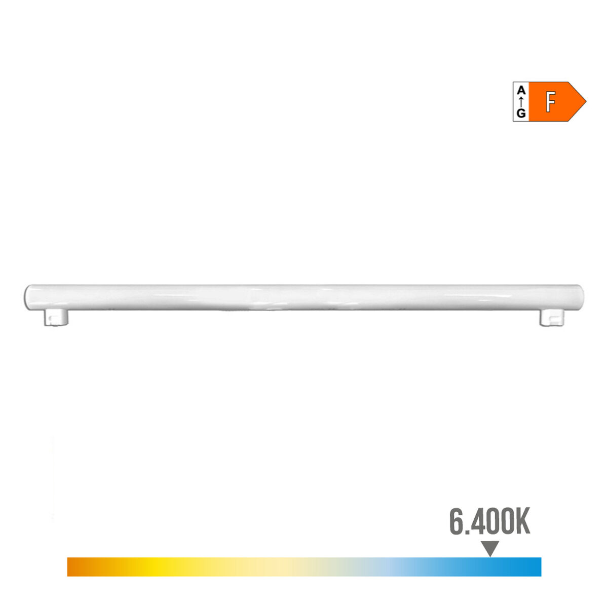 LED Tube EDM 98824 Linestra F 18 W 120 W 115 W S14S 1800 Lm 1450 Lm Ã 3 x 100 cm (6400 K)