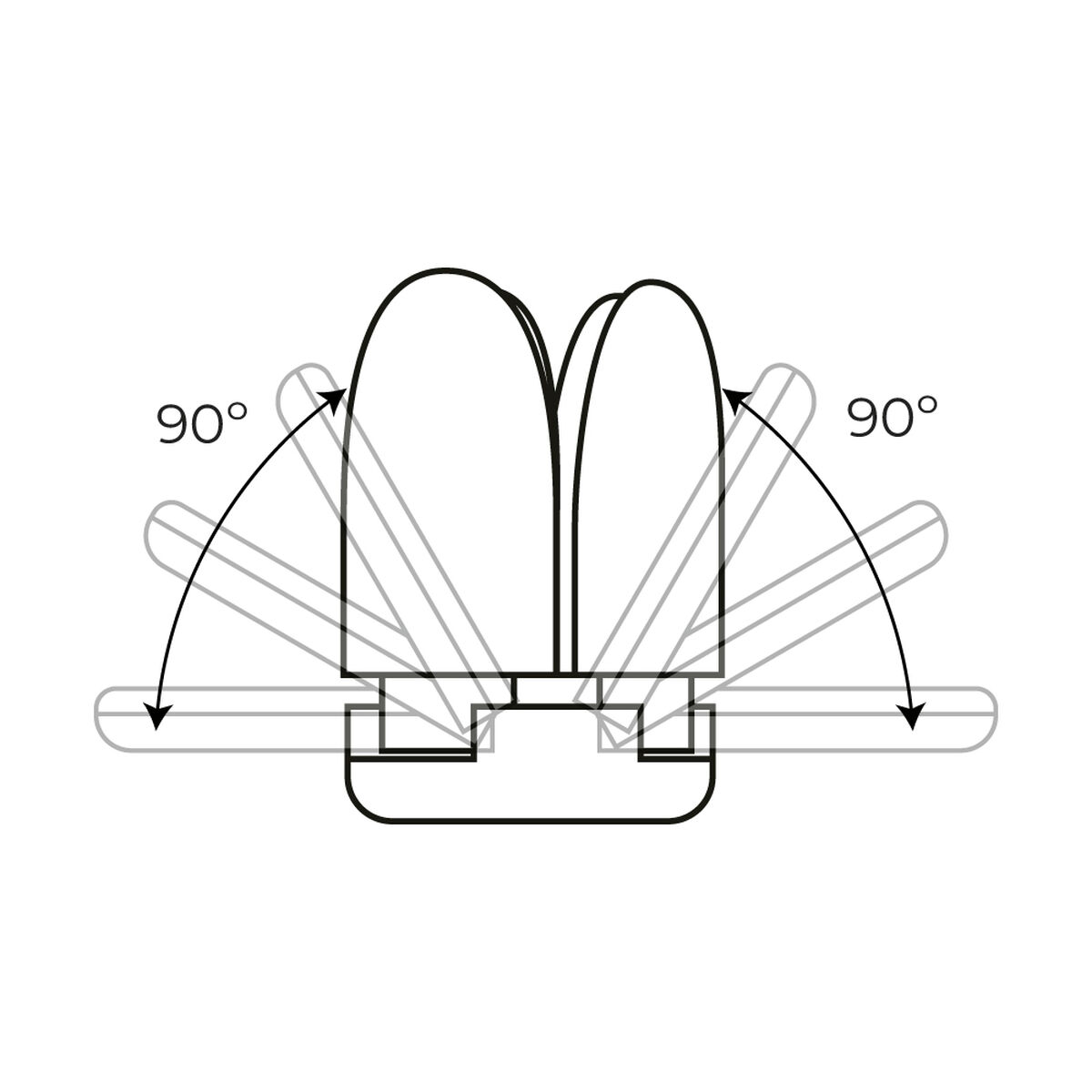 LED lamp EDM 98907 Leaf 30 W 200 W E27 3000 lm 35 x 11,2 cm Multi-directional (6500 K)