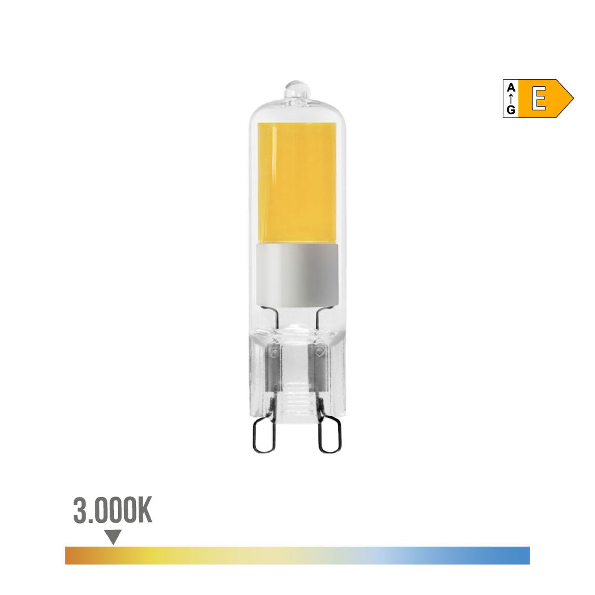 LED lamp EDM 98210 E 5 W 45 W G9 550 lm Ã 1,43 x 6,45 cm (3000 K)