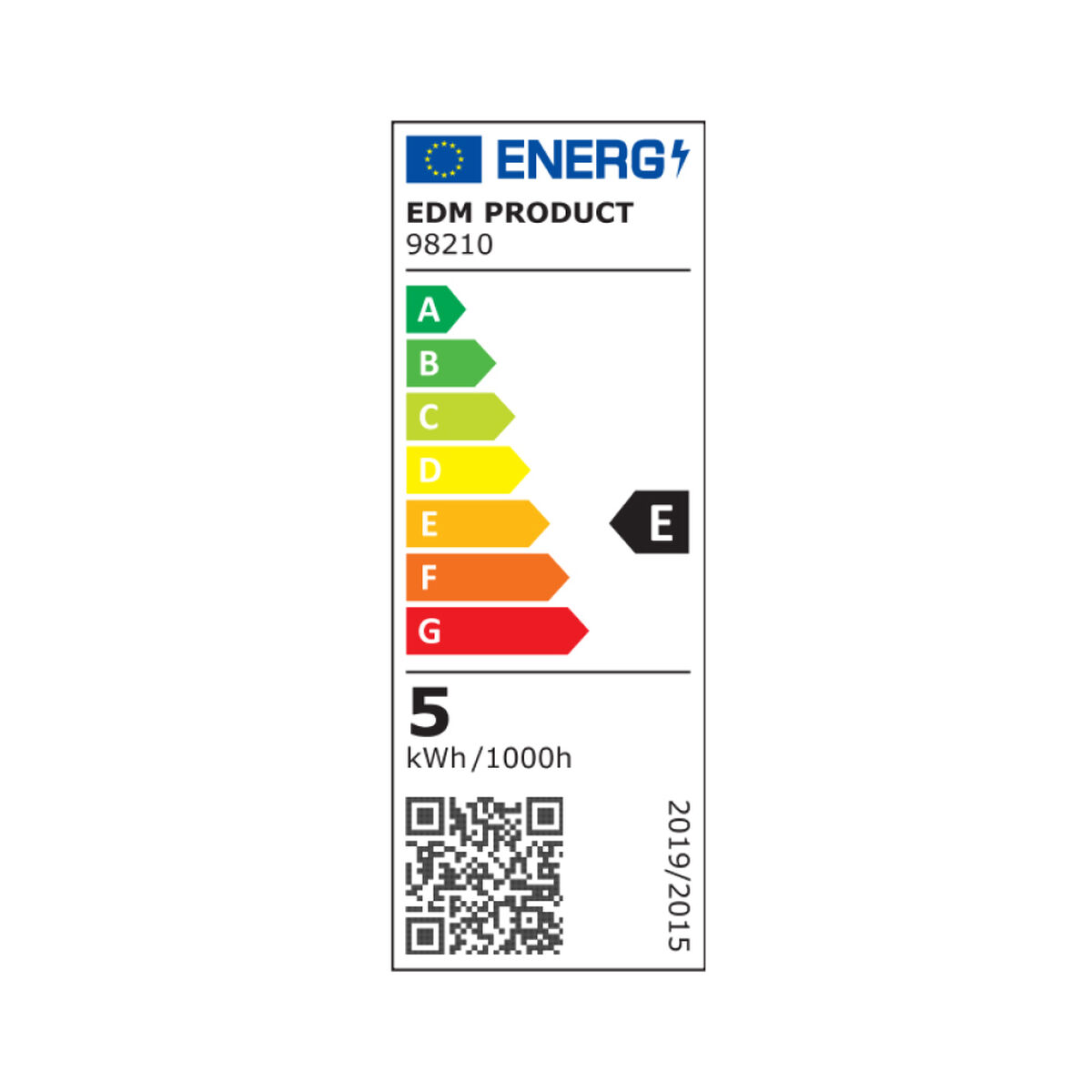 LED lamp EDM 98210 E 5 W 45 W G9 550 lm Ã 1,43 x 6,45 cm (3000 K)