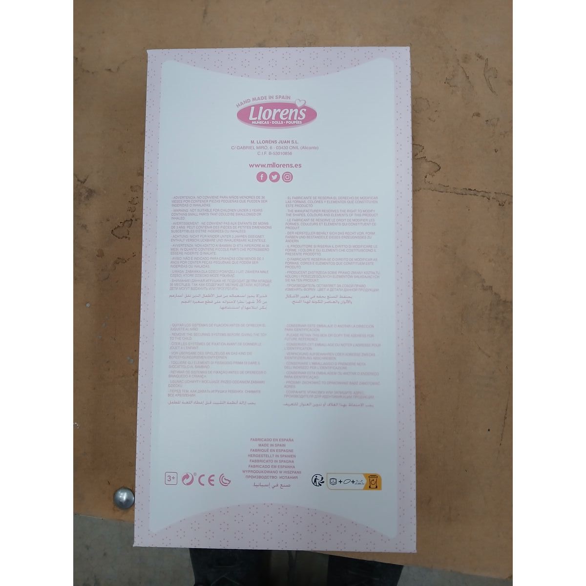 Baby Doll Llorens Roberto Cry 33 cm