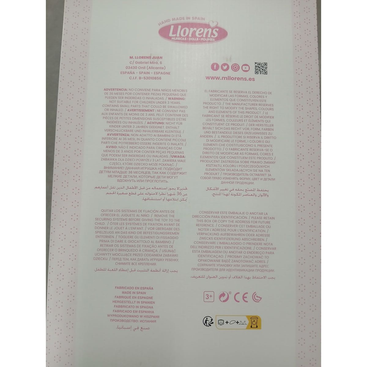 Baby doll Llorens 1074070 40 cm