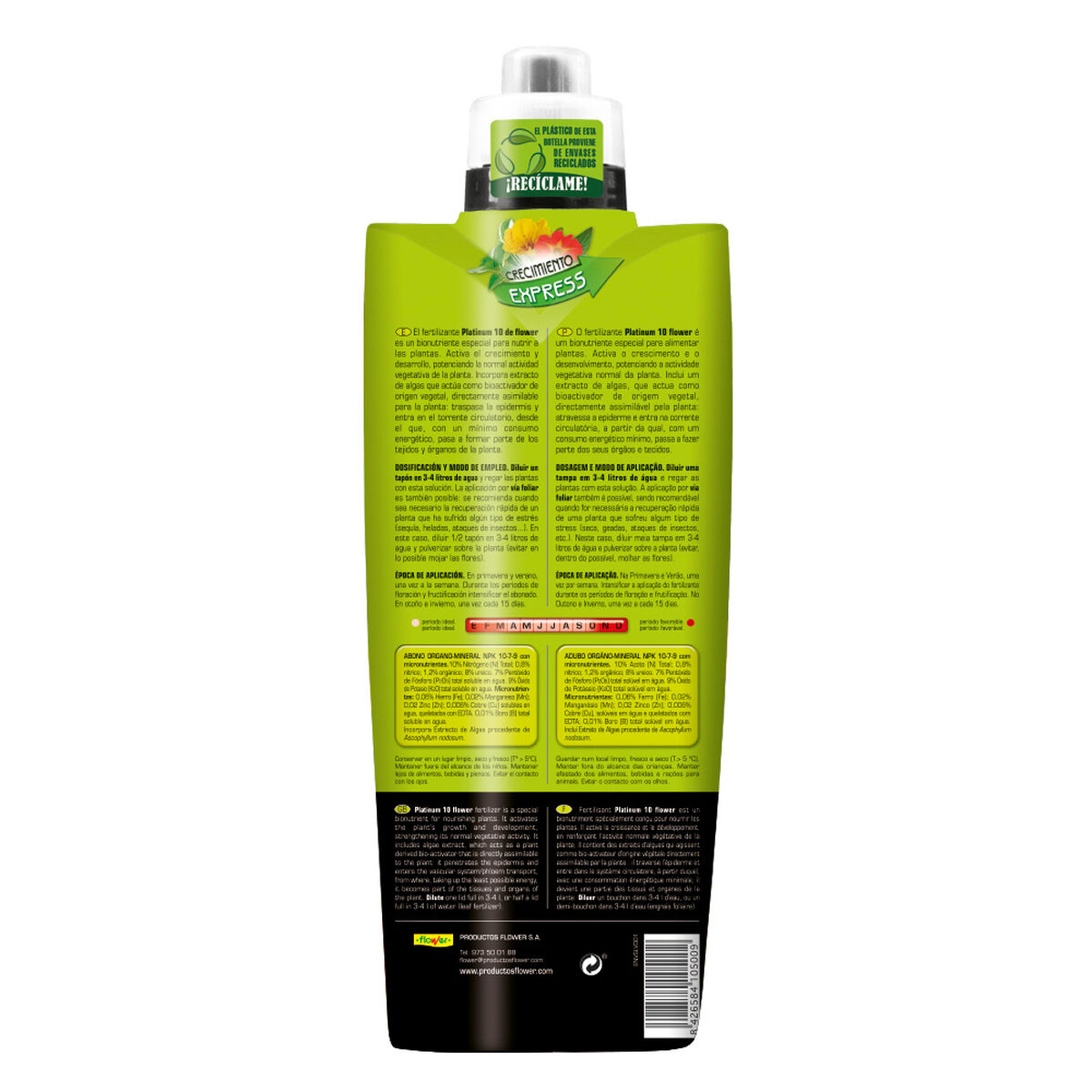 Organic fertiliser Flower 1 L Plants