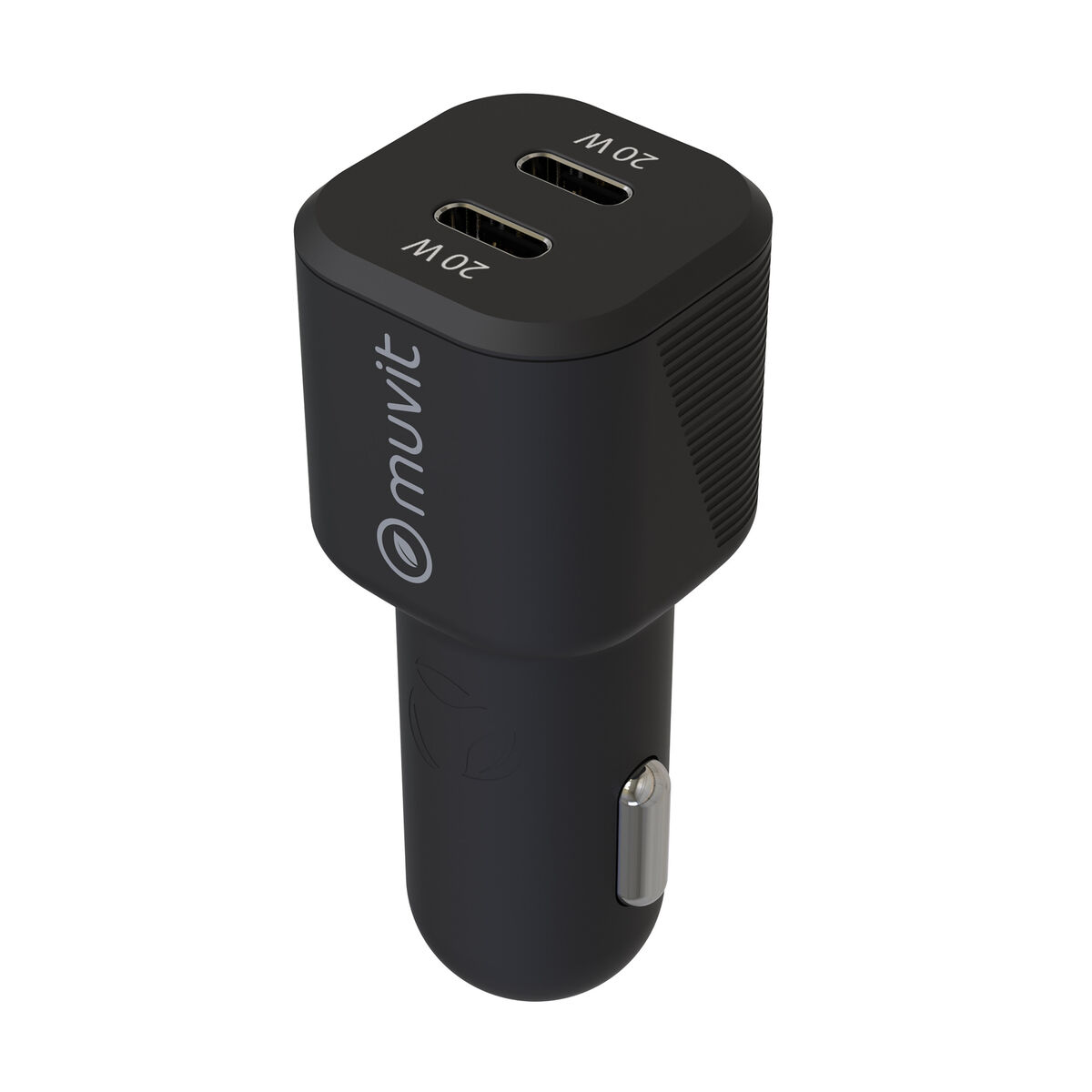 Car Charger Muvit for Change Black