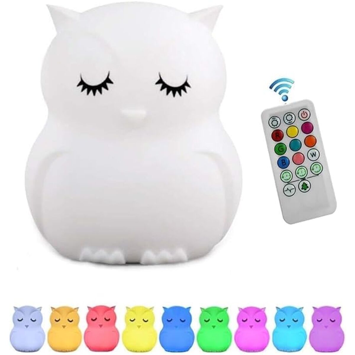 Children’s lamp with Bluetooth speaker Muvit Owl
