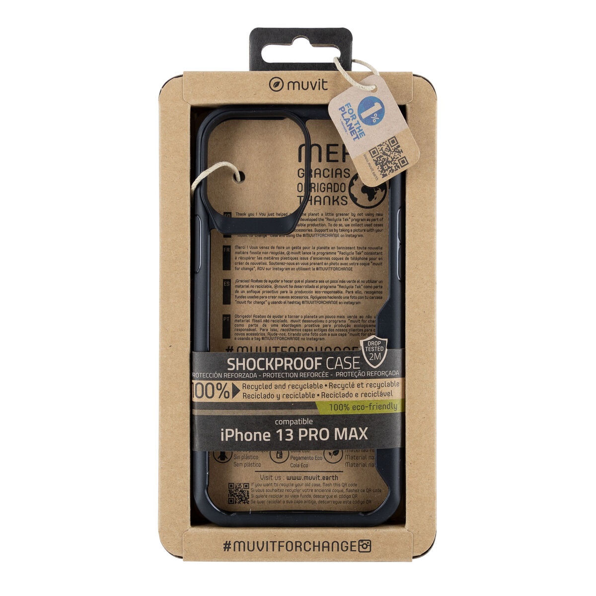 Mobile cover Muvit for Change iPhone 13 Pro Max Mobile cover Muvit for Change iPhone 13 Pro Max