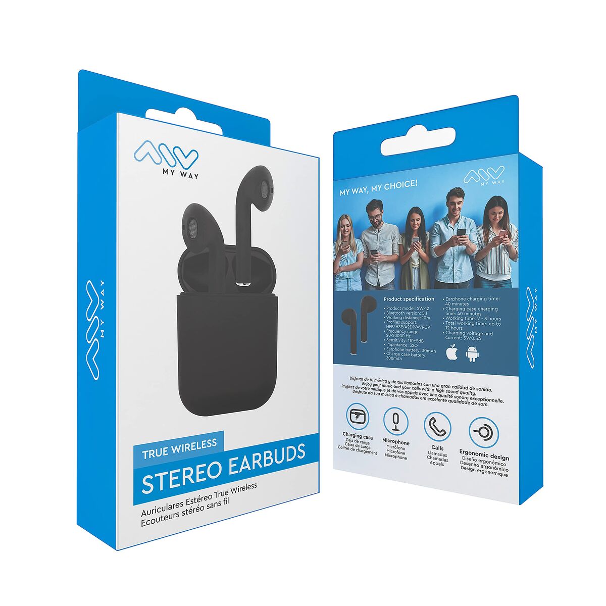 Headphones Myway Black