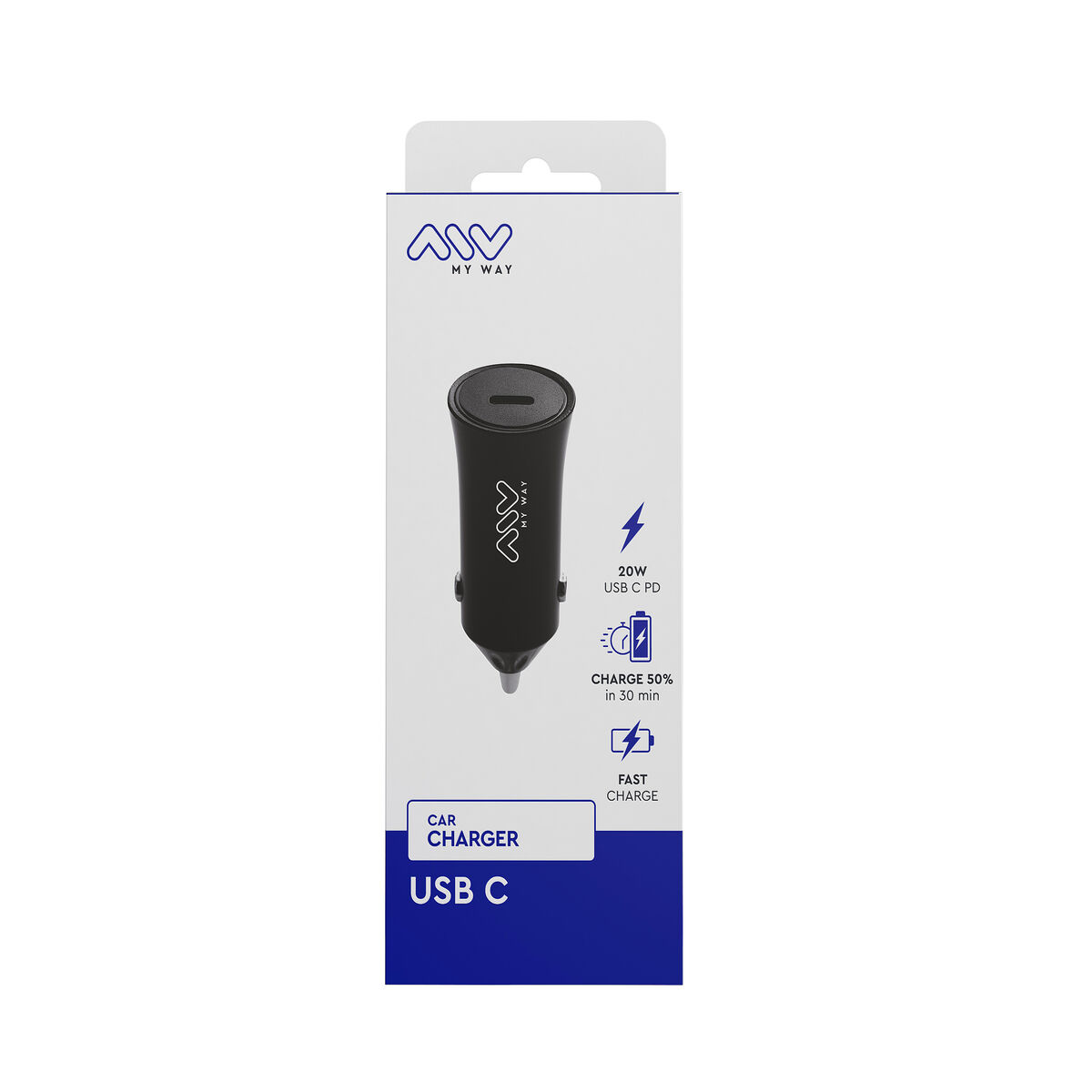 Car Charger Myway Black 20 W