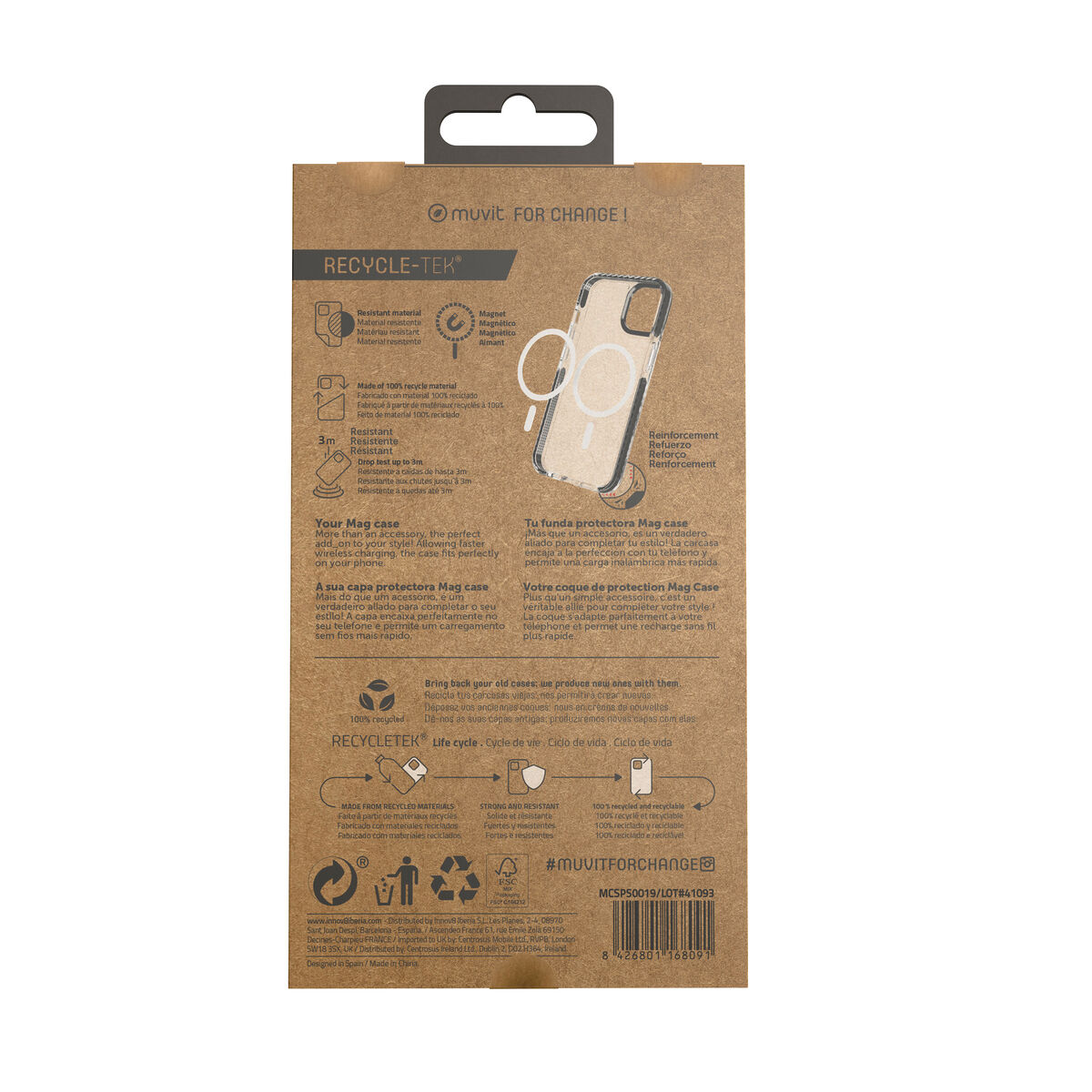 Mobile cover Muvit for Change iPhone 14 Pro Magnetic